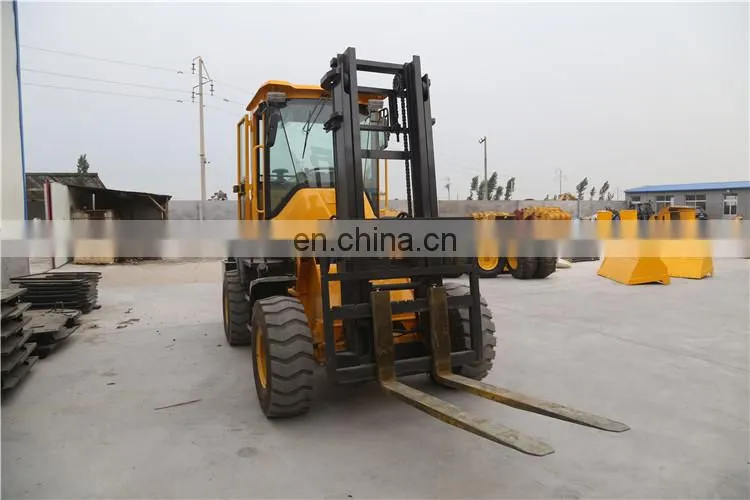 Multi-purpose 4 wheel drive mini wheel excavator backhole loader forklift