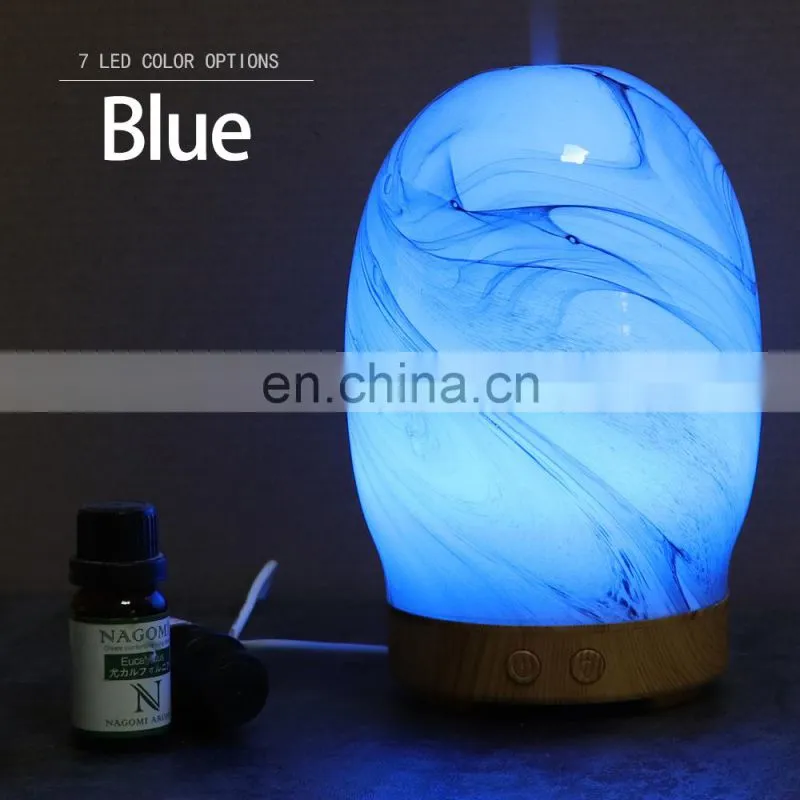 Wholesale glass material classic ultrasonic aroma diffuser in cool humidifier for gift