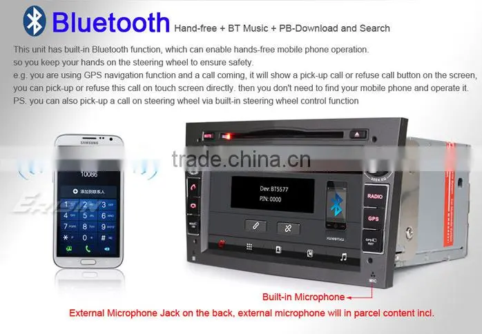 Erisin ES7060P 7" Touch Screen Car Stereo DVD GPS for Zafira 2005