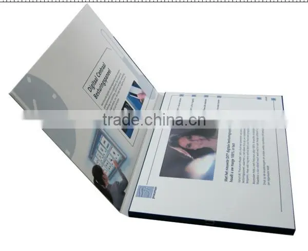 2016 popular 2.4-10.1" lcd video greeting card video in print module