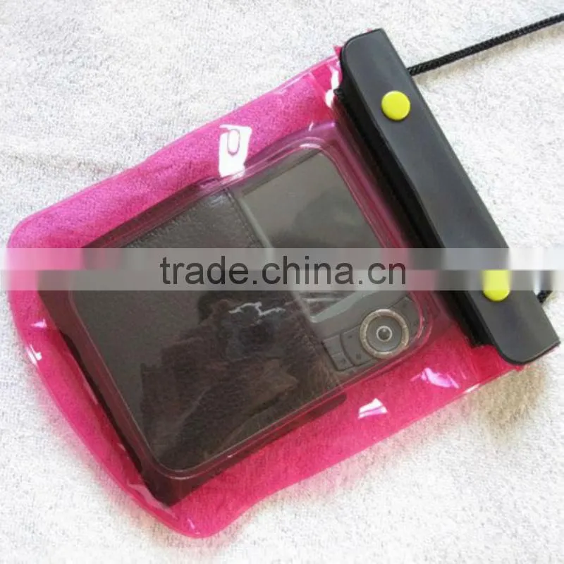 2013 Korean Waterproof cell phone bag wet wallet bag rain/uv protection bag summer sports beach dry neck pouch