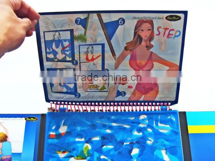 Hot selling PP template cheap coloring books