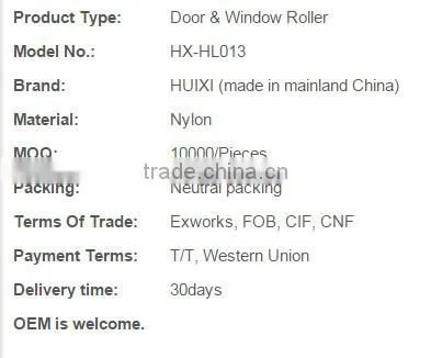 HL013 cheap good quality roller wheel