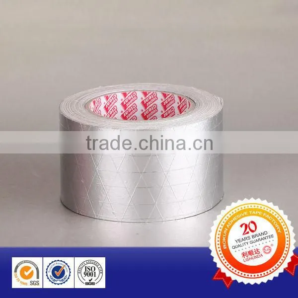 Wide used reinforced Aluminium foil tape with grid