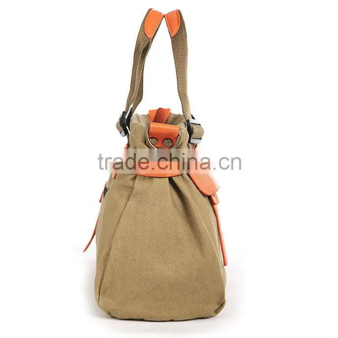 high quality waxed canvas cotton messenger bag