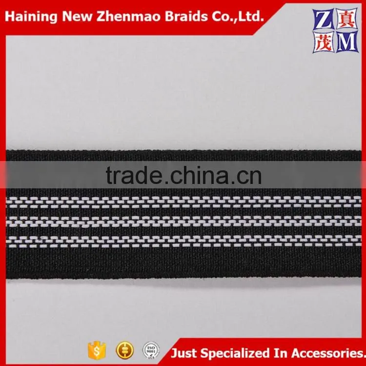 Wholesale woven color elastic tape for shoes