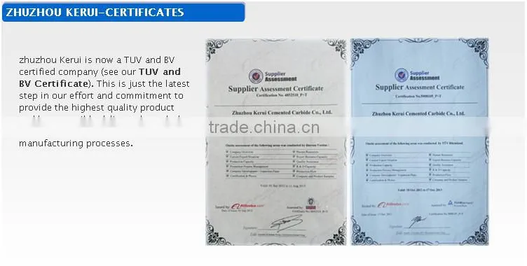 K20 Cemented carbide cutters non-standard for stone cutting