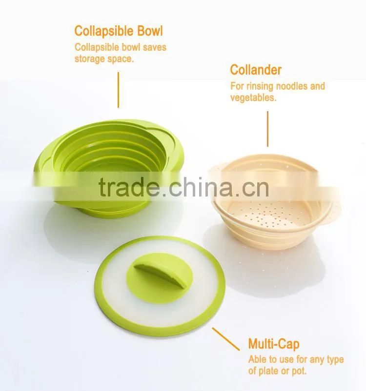 Cheap non-stick high temperature resistant silicone food steamer
