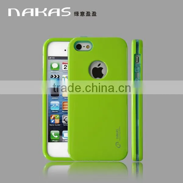 3 in 1 hybrid bumper cell phone case for Iphone 5/5S