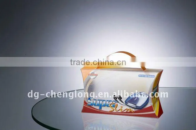 transparent PVC, PET cosmetic packing box plastic box