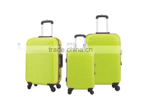 China PC+ABS candy color trolley luggage high quality business travel luggage wholesale