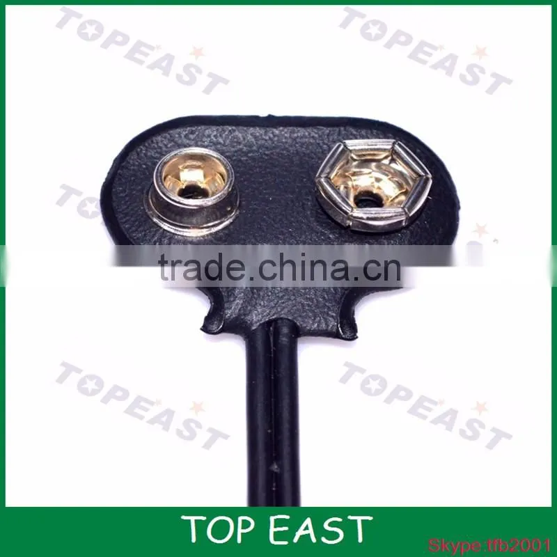 9v Volt battery Clip on Type Battery Snap Connector Lead Wire Plastic Head