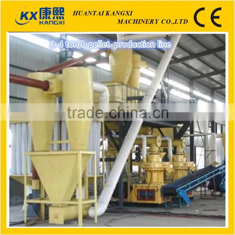 centrifugal efficient wood pellet mill and wood pellet production line hot exported to russia