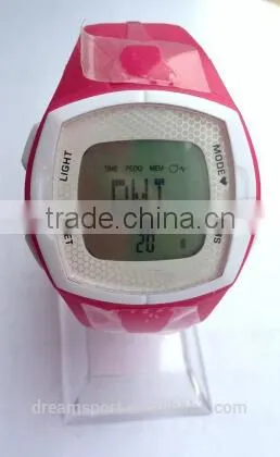3D G-Sensor 7 days memory heart rate monitor wristband pedometer watch