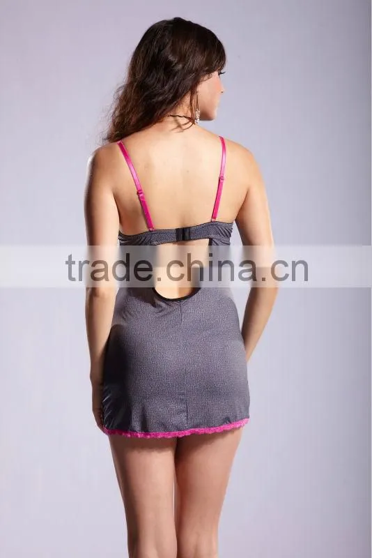 Newest arrival fashion mature cowboy color short babydolls lingeries 5159