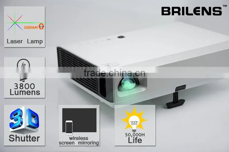 Business & education 3D LED DLP 3800 lumens proiettore/professional projector