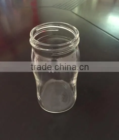 2015 bpa free special shape glass bottle silicon nipple baby glass bottles