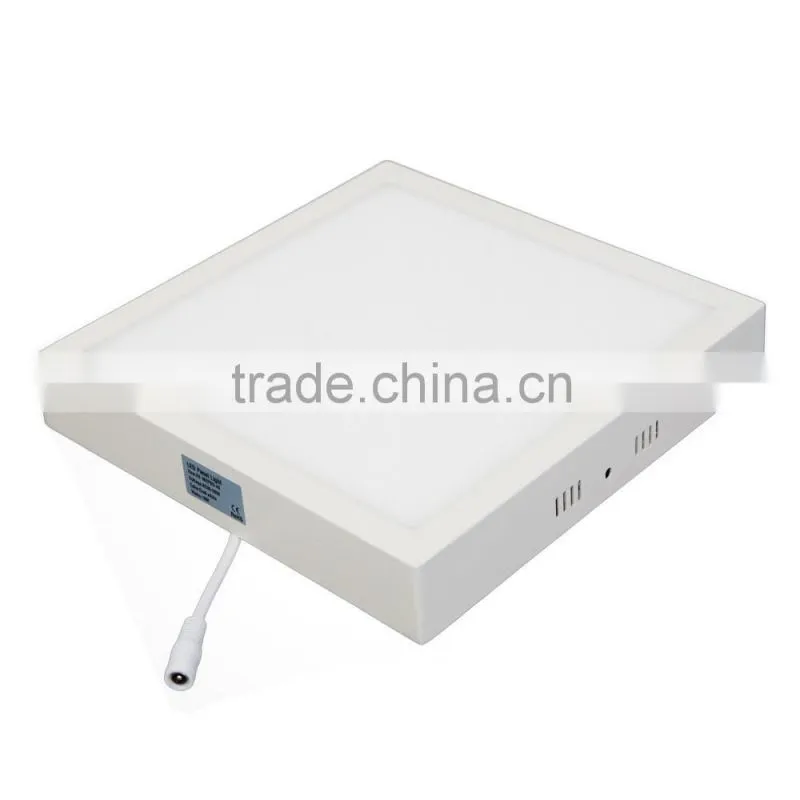 2016 smd recessed round led panel 6w 12w 18w led panel light square with warranty 2years