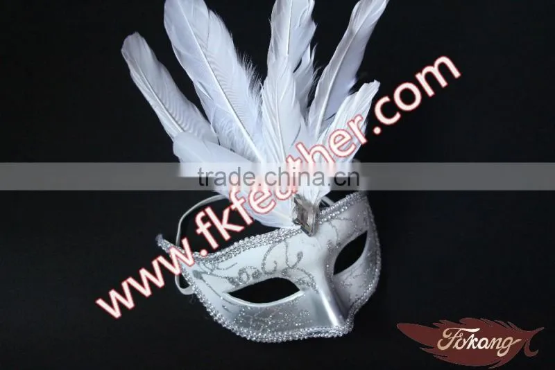 Wholesale Party Mask Masquerade Mask Goose Feather Mask For Carnival