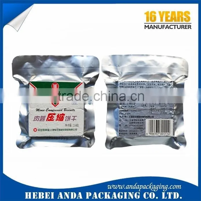 Aluminum Foil Laminated Material Cereal Bar Packaging Bag