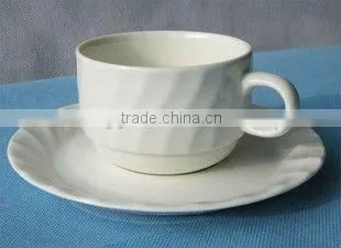 lovely hot sales romantic moka keurig white porcelain coffee cup and saucer