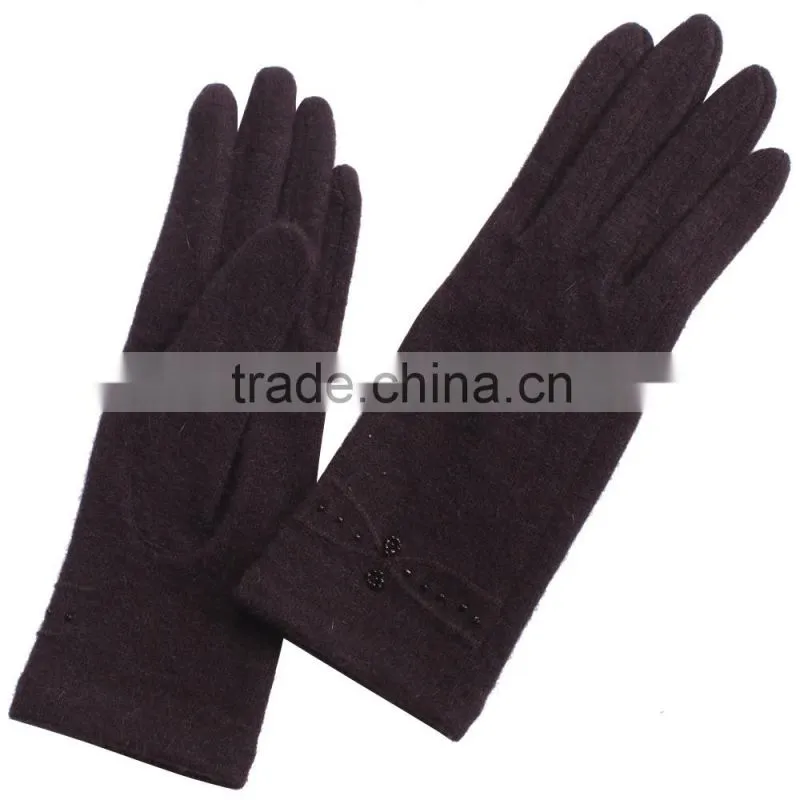 beaded lady winter gloves