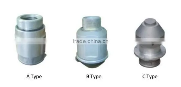 vane for tank truck manhole