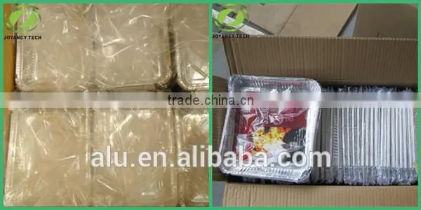 stock mold disposable full size deep aluminium foil baking pan household foil paper/aluminium foil for food packing