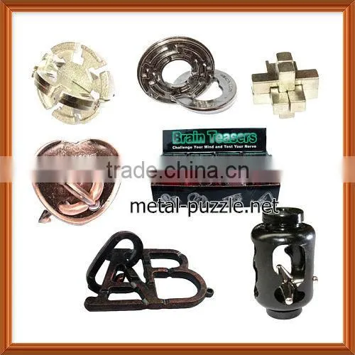 Brain Teasers China - metal educational toys EN 71 Passed