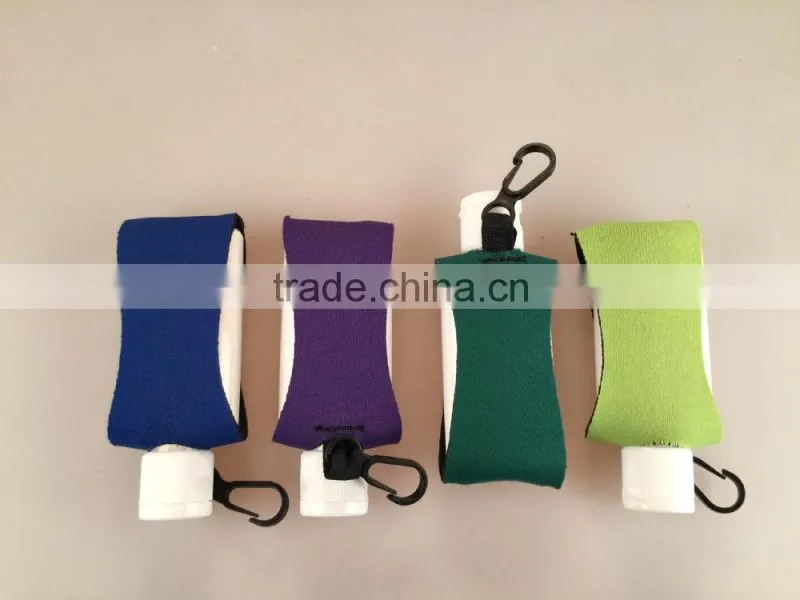JS-03011B 2015 new design organic sunscreen lotion 30ml with neoprene holder