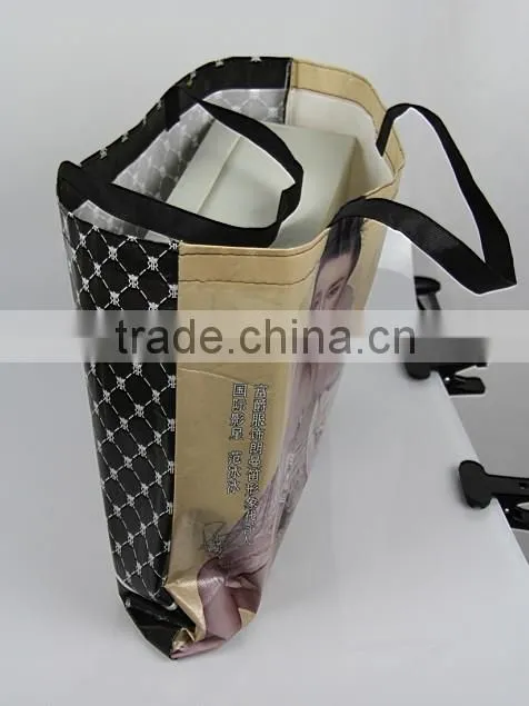 nonwoven thermal bag, nonwoven tote bag, pictures printing non woven shopping bag