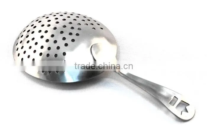 stainless steel bartender JULEP cocktail strainer