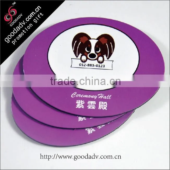 New promotion of eco friendly corporate gifts eva foam cup coaster