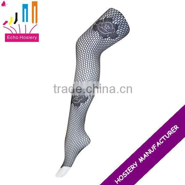 lady new fashion floral fishnet pantyhose