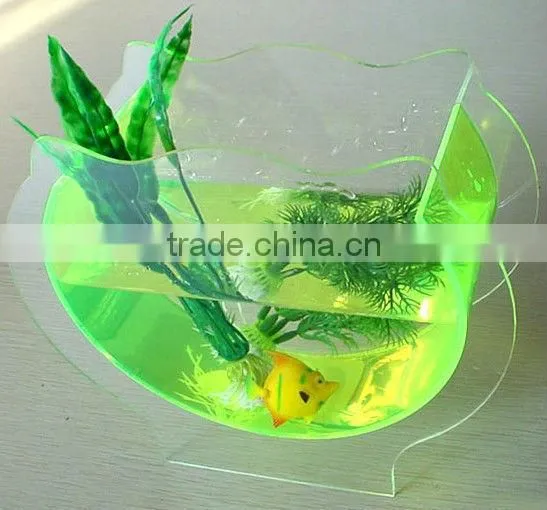 acrylic aquarium fish tank with logo printing