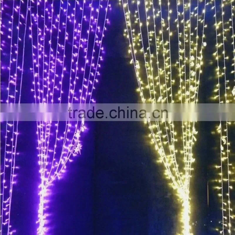 Wholesale artificial christmas tree,leaf string lights
