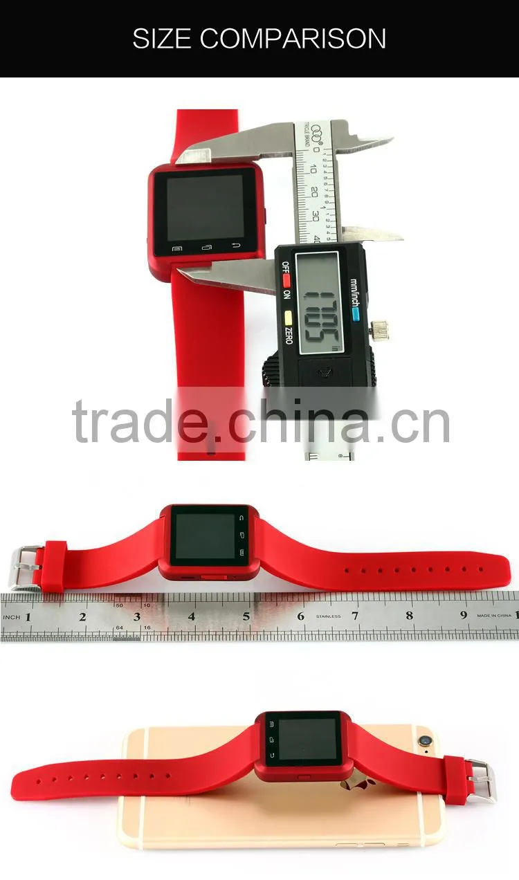 2015 OEM factory latest wrist watch mobile phone