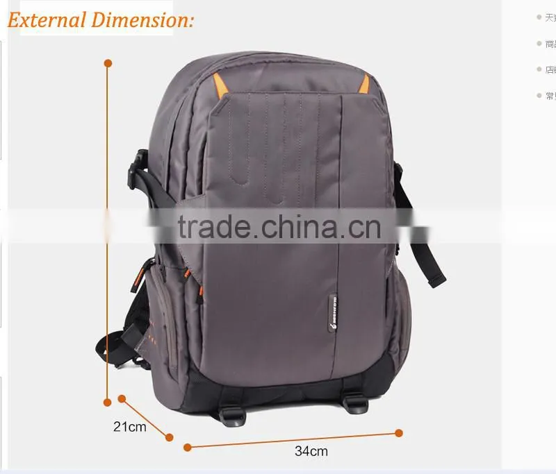 Besnfoto Light Grey Multi-fonction dslr camera backpack laptop bag for dslr laptop tripod