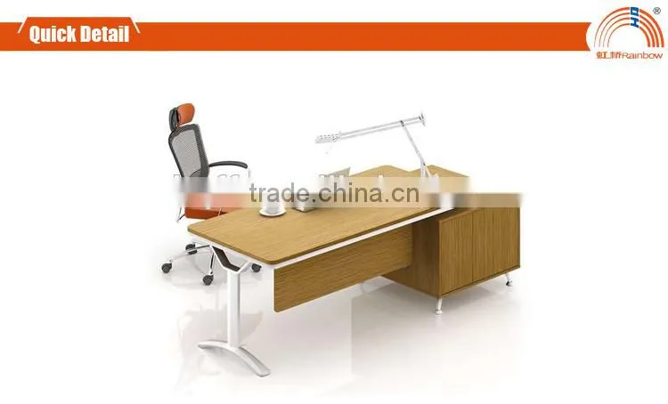 (MFC)DT-24-18 melamine modern executive office desk