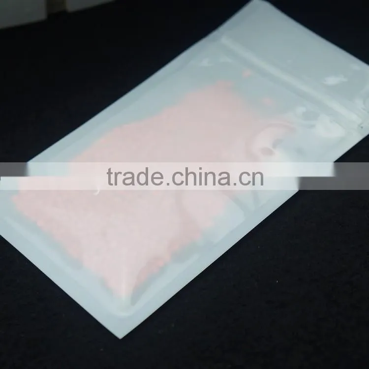 one side clear zipper 3 side seal bag with custom printing , custom size lamination bag