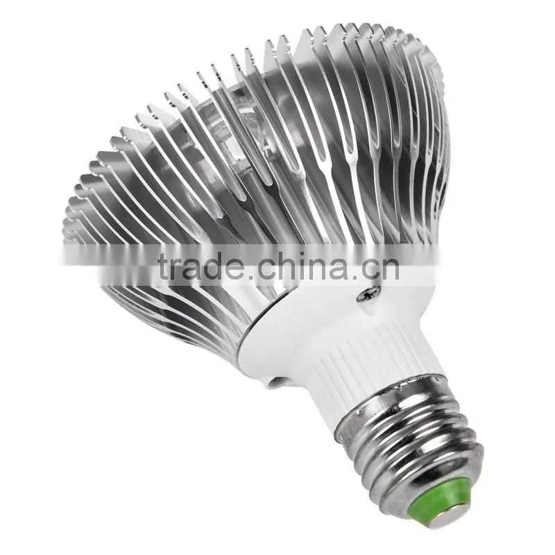 LED PAR30 E27 bulb 7W Aluminum+ Fireproof PC,Epistar Chip, AC 85~265V, CE, RoHS Approval