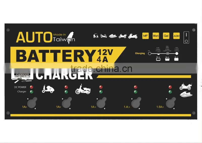 SW Five Loops Battery Charger 1.5A *1 1A*4