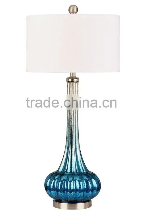 Modern & slim & elegant color glass table lamp