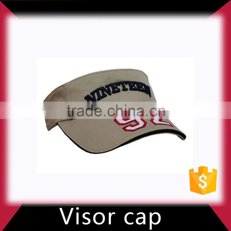Fashion summer softtextile sun visor hat and caps
