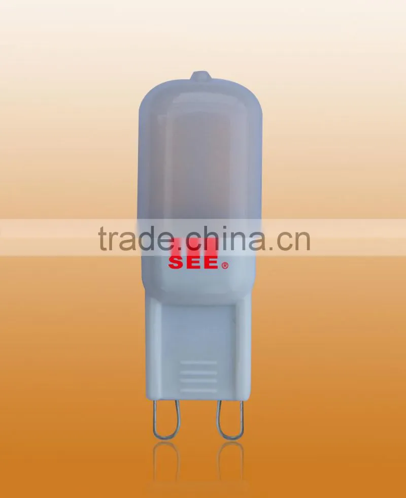 2015 new 2.5w 2w led g9 lamp silicone 220v ce rohs