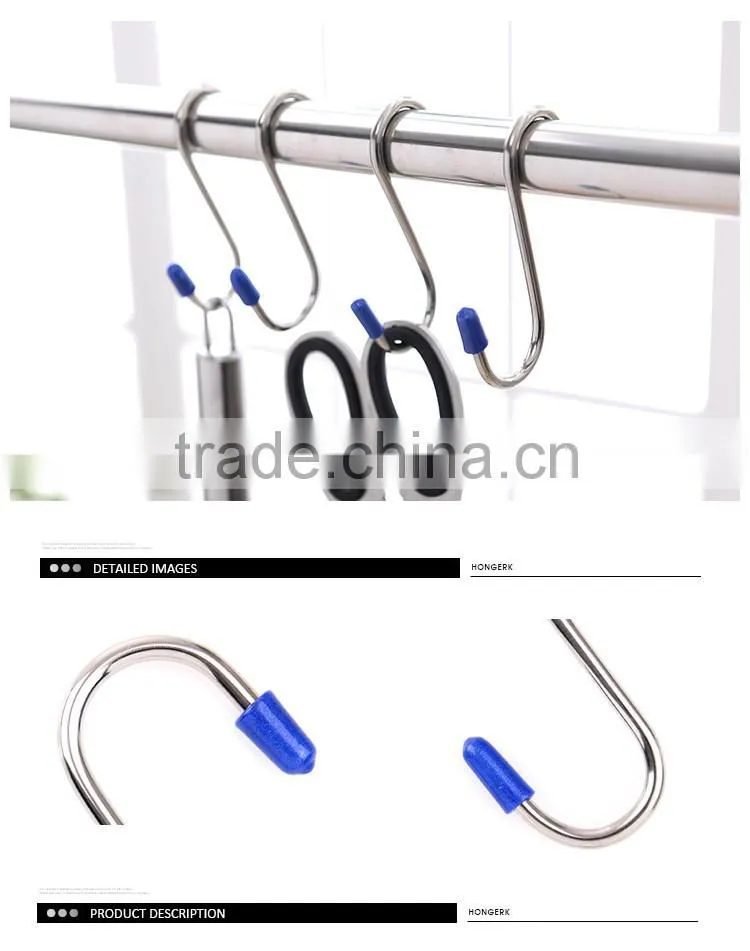metal stainless steel S hook display