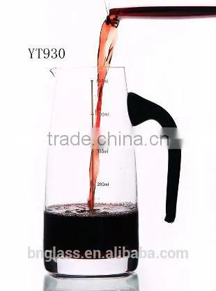 500ML Glass wine decanter with handle