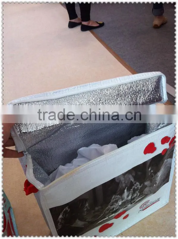 Ristorante pp woven with laminated cooler bags for food