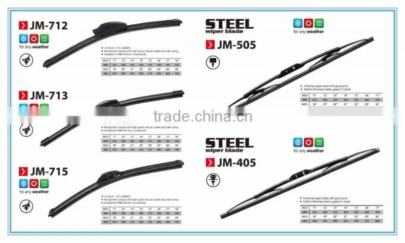 2016 High Quality Universal Type mult-function car flamless wiper blade