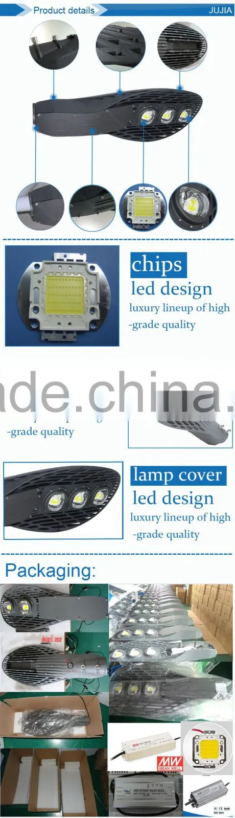 2015 Factory direct selling led street light led road light CE Rohs street light 3 years warranty